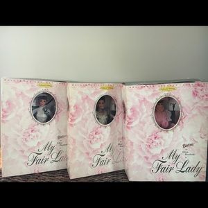 My Fair Lady collectible Barbie Dolls.